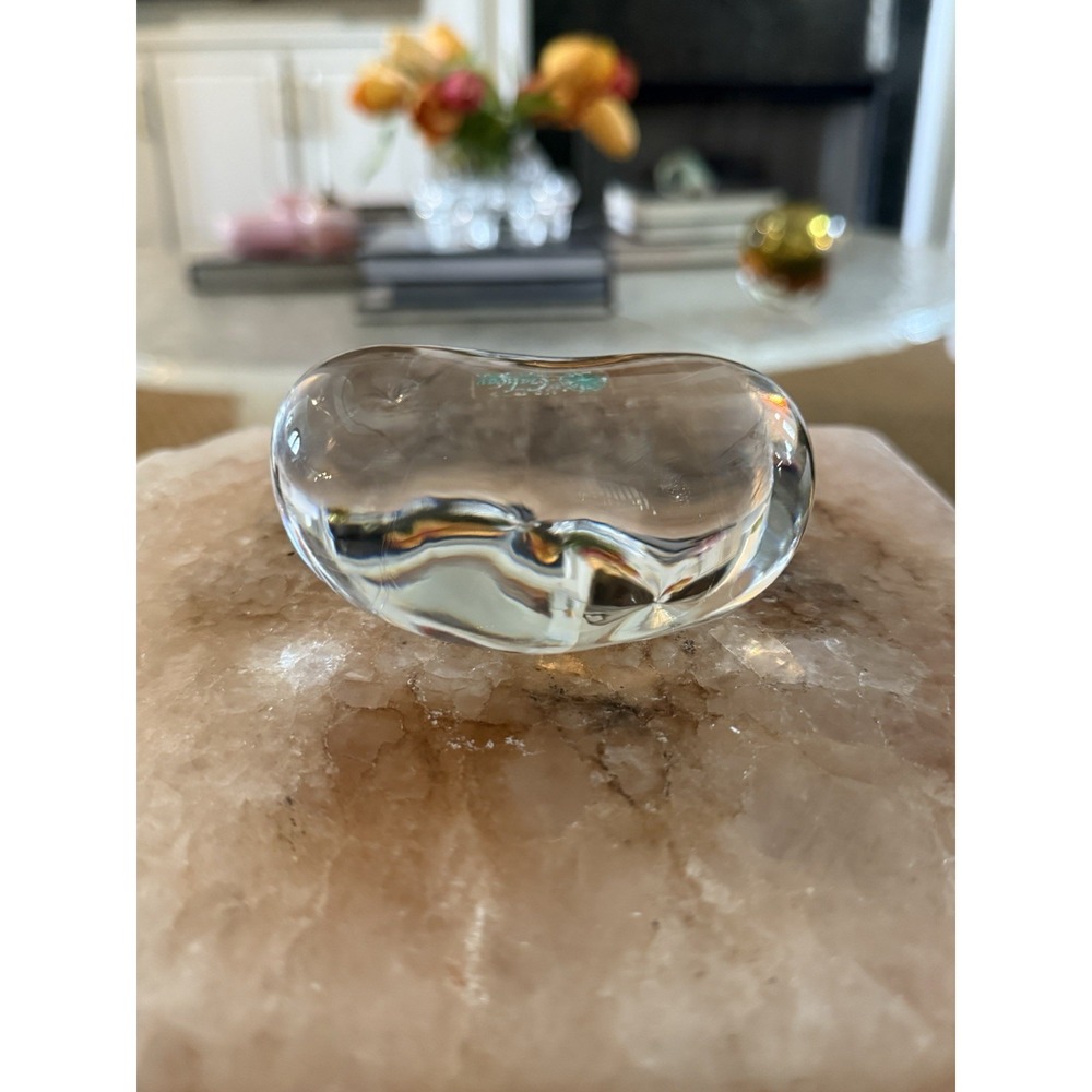Vintage Galway Irish Crystal‎ Potato Spud Rock Paperweight 3 in x 2.5 in x 2